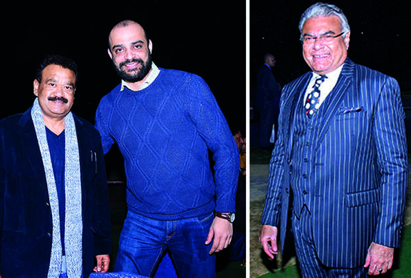 (L) Rajeev Srivastava and Madhav Chaturvedi (R) Rajnish Chopra (BCCL/ Vishnu Jaiswal)