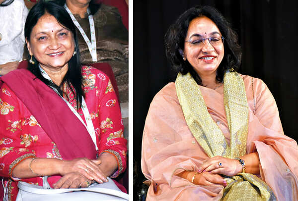 (L) Anita Narain (R) Anupama Veda Chala (BCCL/ Vishnu Jiaswal)