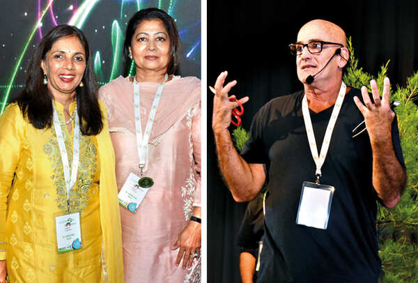 (L) Dr Sujata Bhat and Bhavna Shah (R) Nacho Marine (BCCL/ Vishnu Jiaswal)