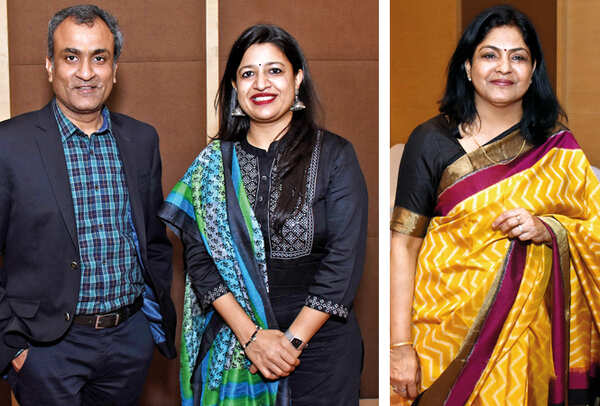 Ankit Mehrotra and Dr Kajal and Dr Kavita Pathak (BCCL/ Vishnu Jaiswal)