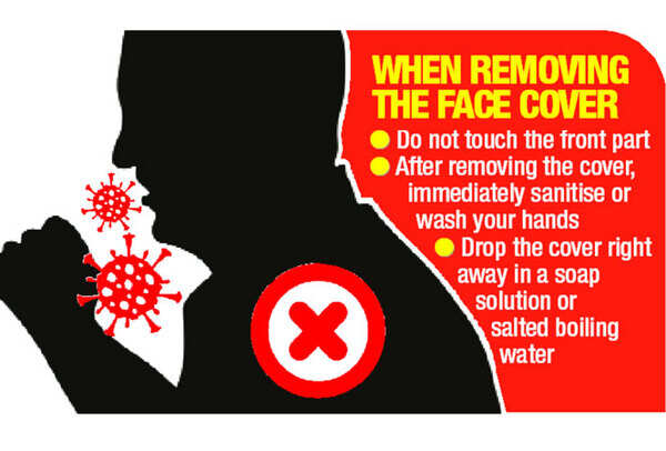 Donts of removing a mask