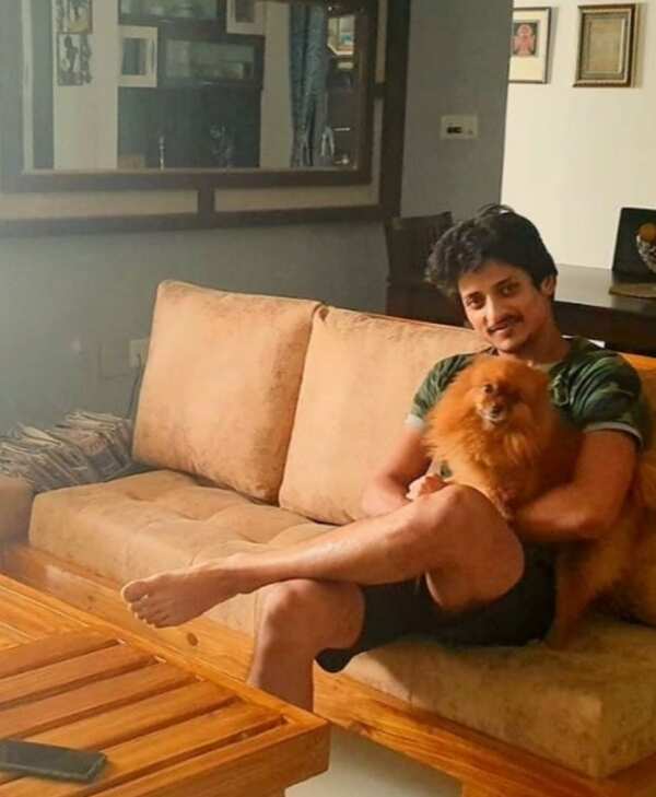 Babushaan plays with pets