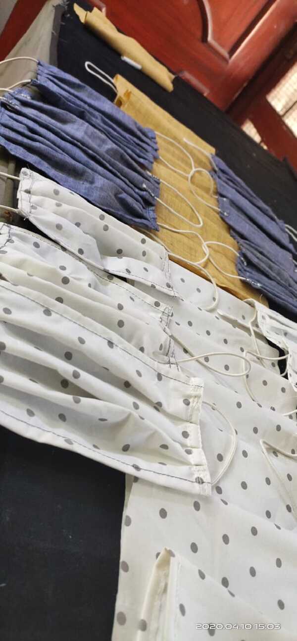 Home-made masks in bulk