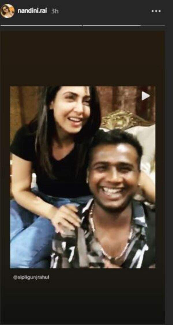 Nandini Rai shares Rahul video