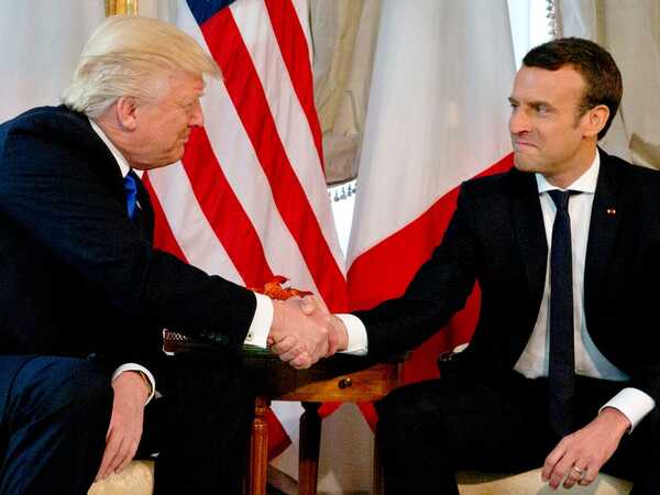 trump macron