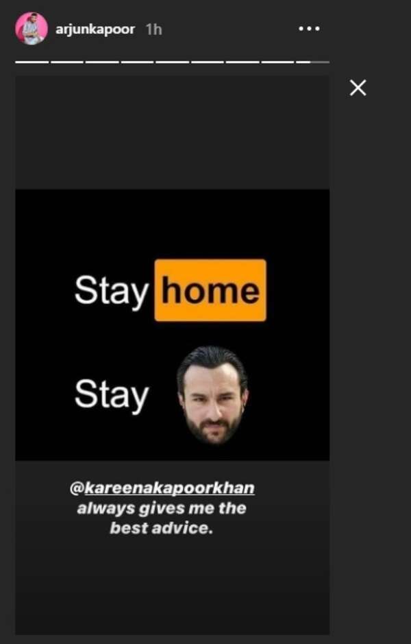Arjun Kapoor gives Kareena Kapoor's lockdown advice a hilarious twist involving Saif Ali Khan