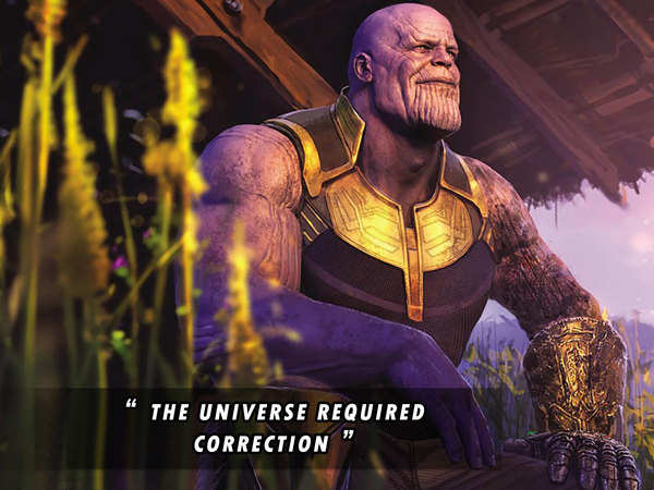 One Year of 'Avengers: Endgame' – 5 Thanos quotes that are so relatable in  lockdown