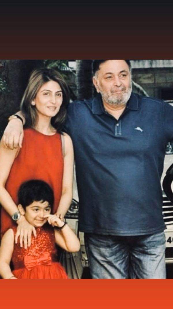 Late Rishi Kapoor's Daughter Riddhima Kapoor Sahni Shares A Picture ...