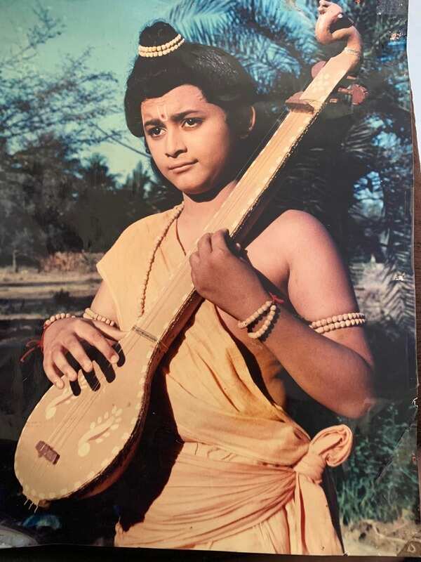 Swwapnil as cute kid-Kush in Uttar Ramayan
