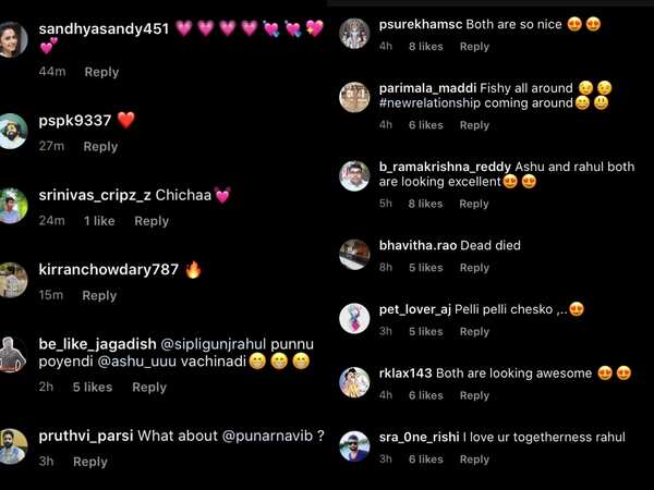 Netizens about Ashu Rahul