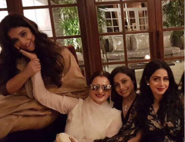 Pictures of Sridevi from her last birthday celebration with Aishwarya ...