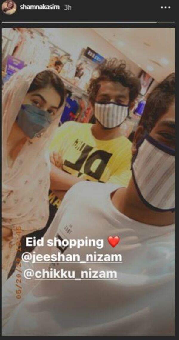 Shamna on Eid shopping