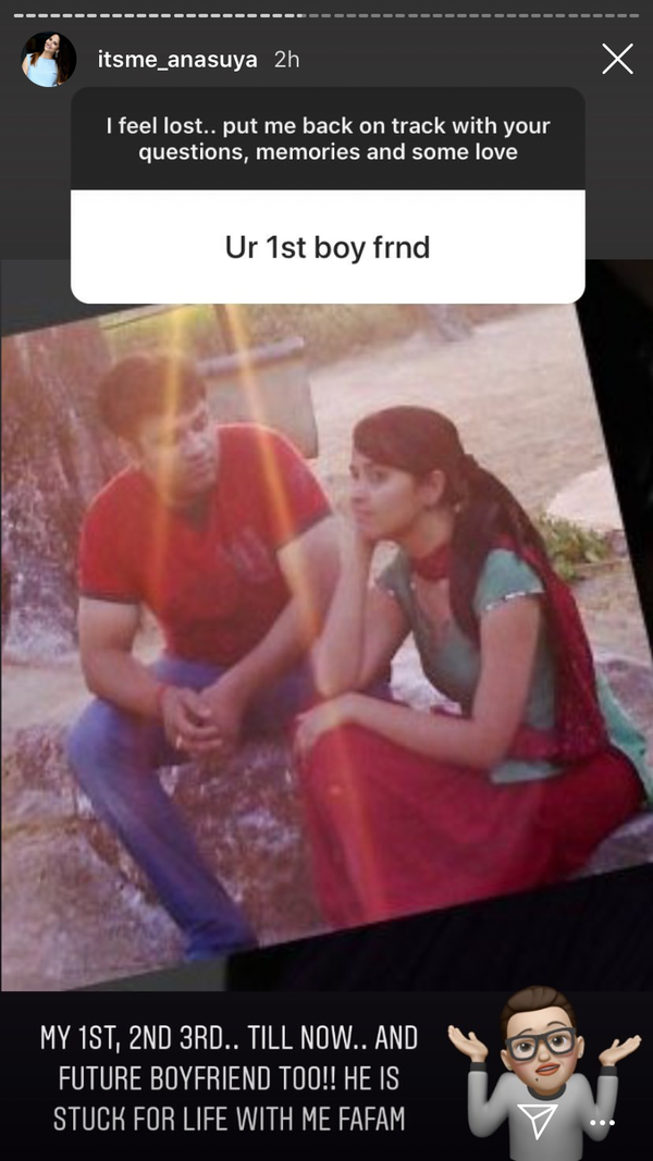 Anasuya's throwback pic with hubby