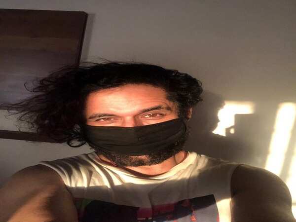 Rohit is also making masks at home