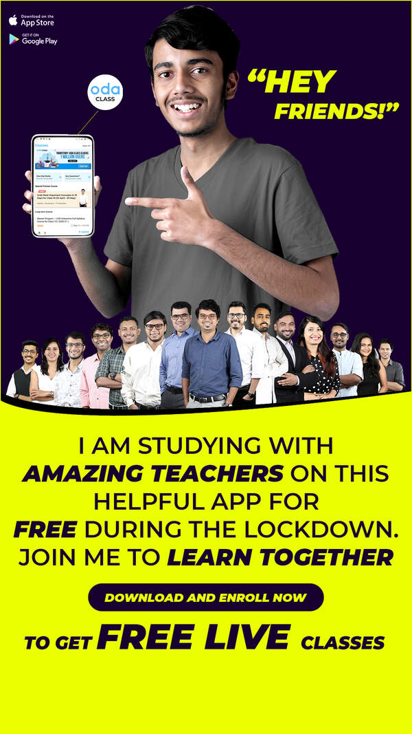 Oda class is extending free live classes amidst extended lockdown for ...