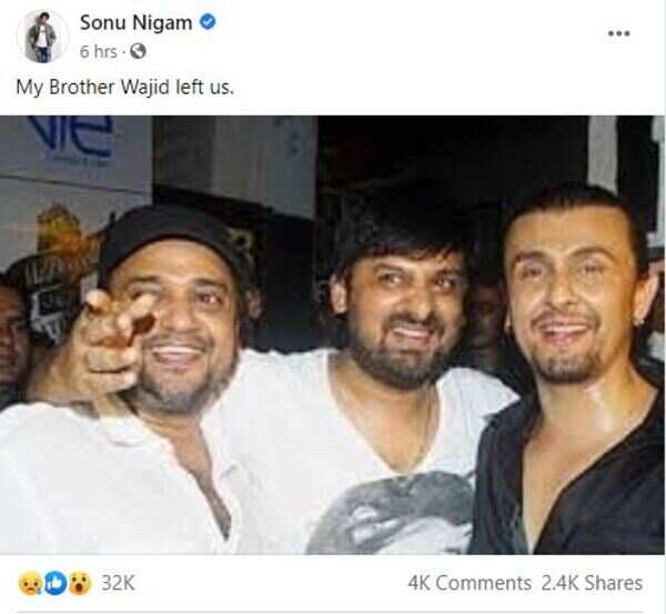 Wajid Khan Death News: Music composer Wajid Khan of Sajid-Wajid passes away at 42