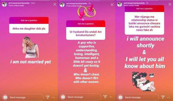 Priyanka on marriage