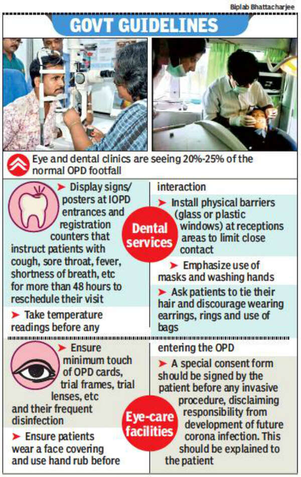 Eye & dental clinics begin operations after West Bengal approval
