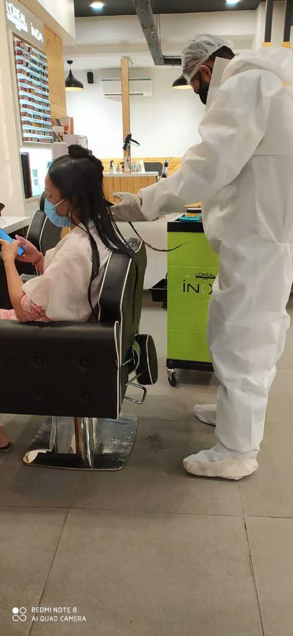 Services offered at Bareilly salons using protective gears