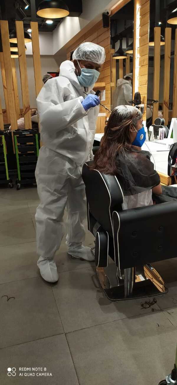 Hair services being offered under precautions post lockdown