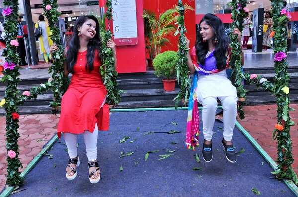 Raja festival-Two girls playing Doli - Copy