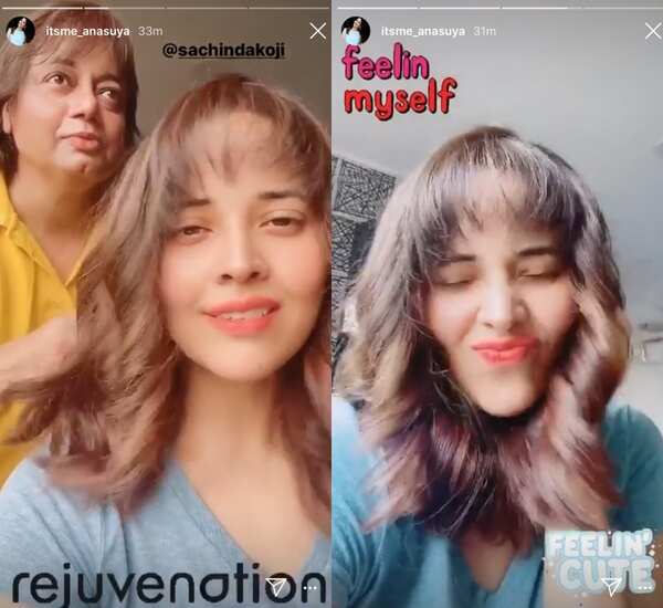 Anasuya's new look