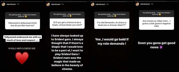 Payal Rajput Q&A 5