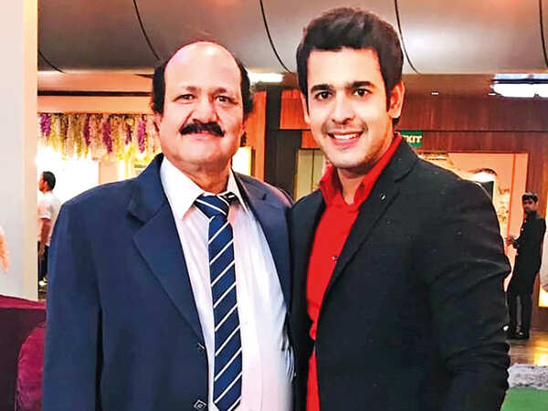 Sagar Wahi with his dad (BCCL)