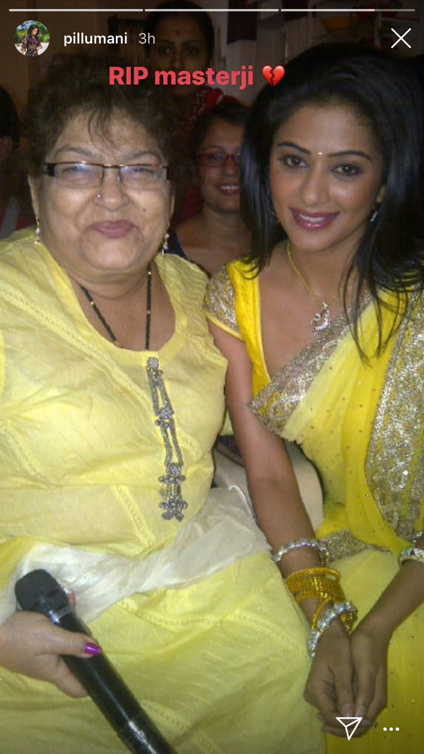 Priyamani mourns Saroj Khan's demise