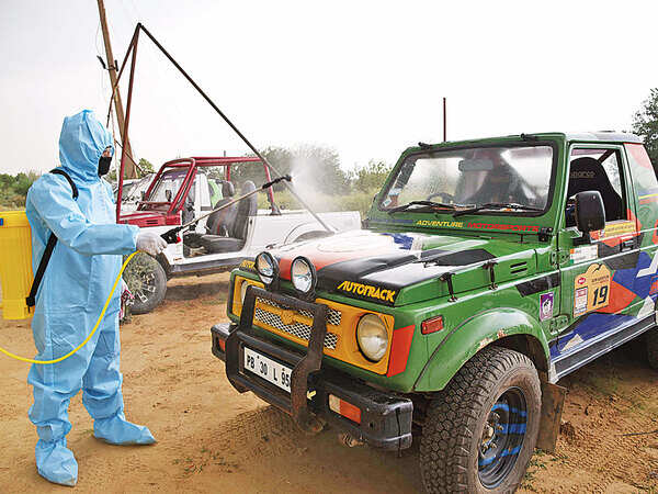The vehicles are sanitised twice daily, and safety gear such as face covers and gloves are given to all participants