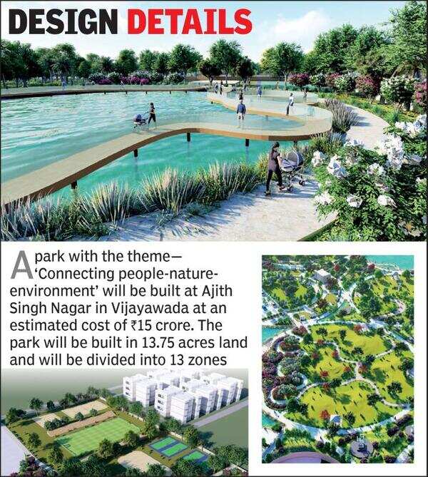Vijayawada municipal corporation releases design of nature theme park