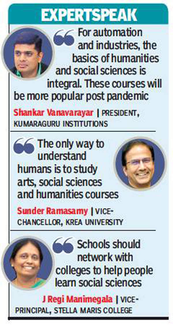 Humanities Courses May Be Big Draw In Post Covid-19 Situation | Chennai ...