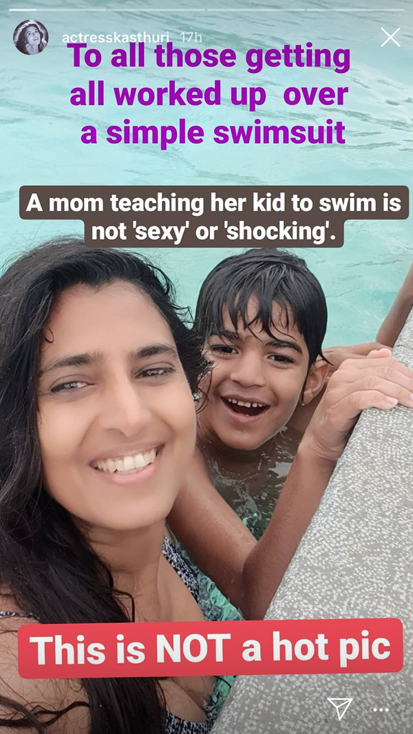 Kasthuri Shankar shuts trolls