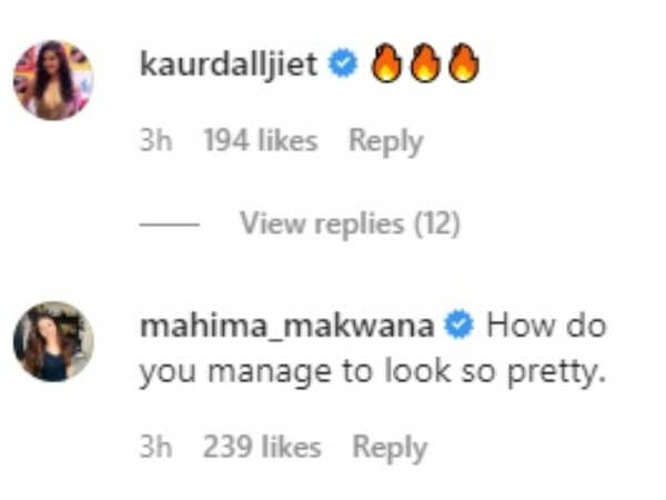 Mahima comment