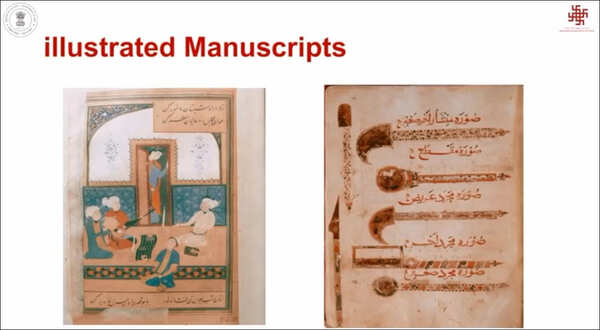 Pictures of manuscripts for the representational purposes from NMM website.