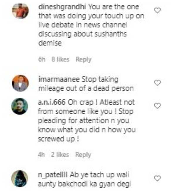 Netizens slam Sanjjanaa
