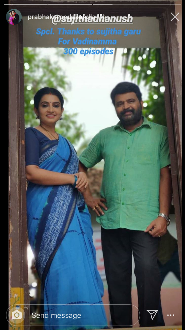 Prabhaka thanks Sujitha