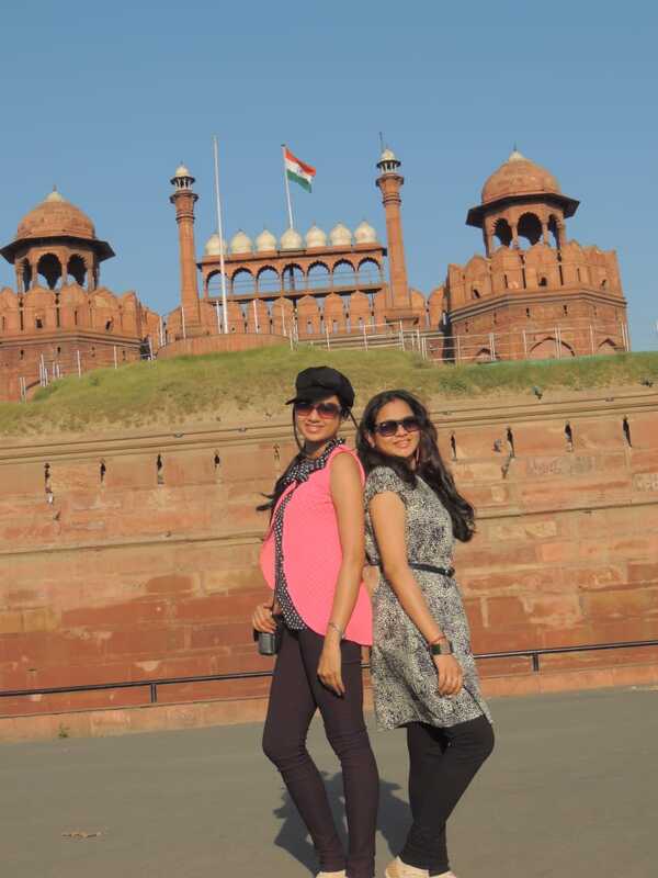 Archita and her sister.