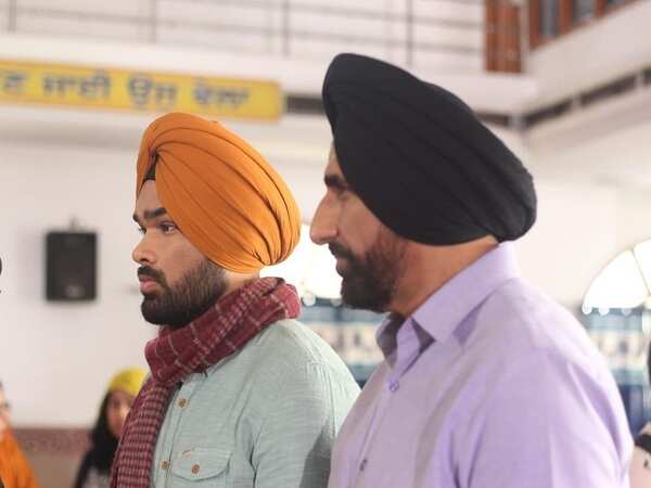 Raghav with dad Mukesh in the film