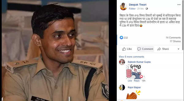 facebook post.