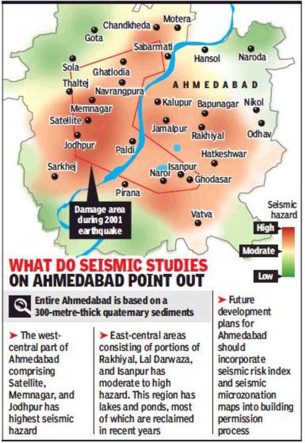 Paleo-channel of Sabarmati makes Ahmedabad’s western areas vulnerable ...