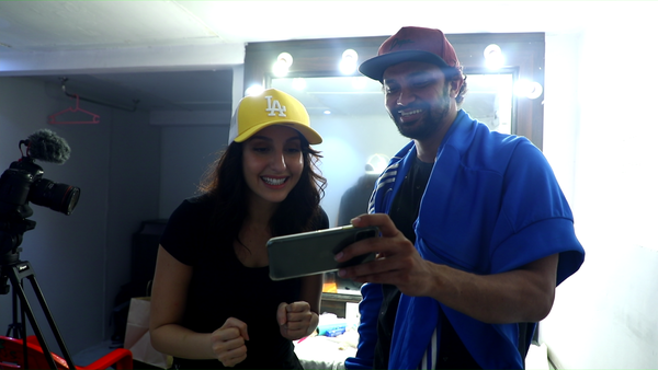 Nora Fatehi and Rajit Dev