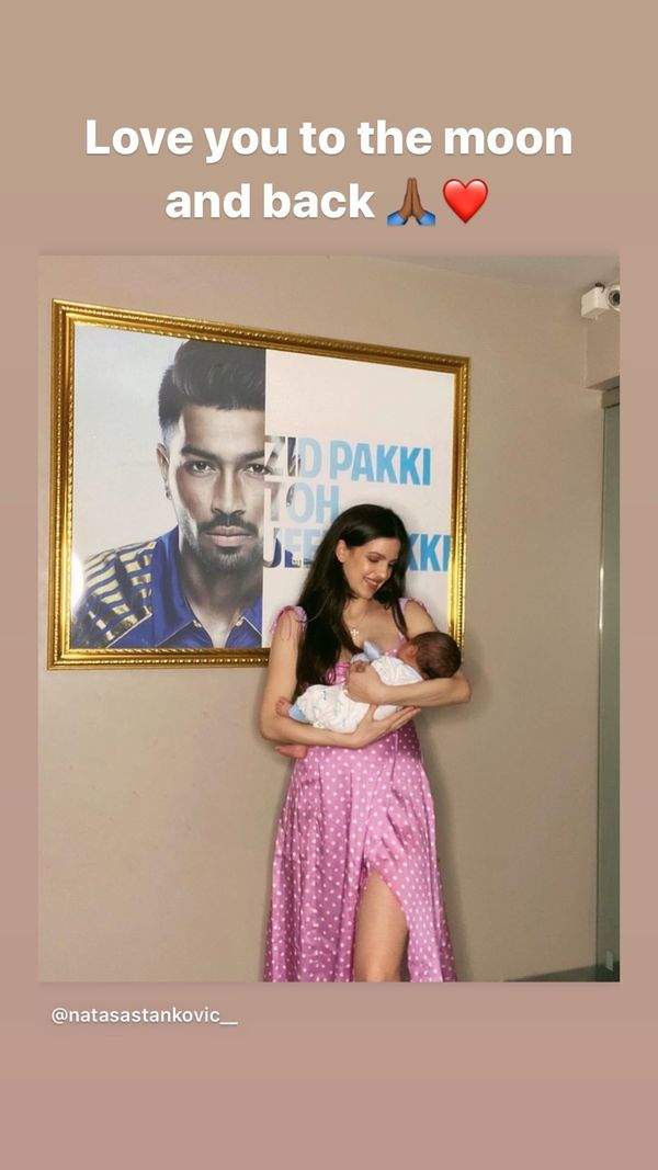 Hardik Pandya and Natasa Stankovic's baby boy Agastya turns one month ...