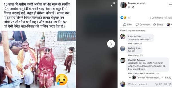 facebook post.