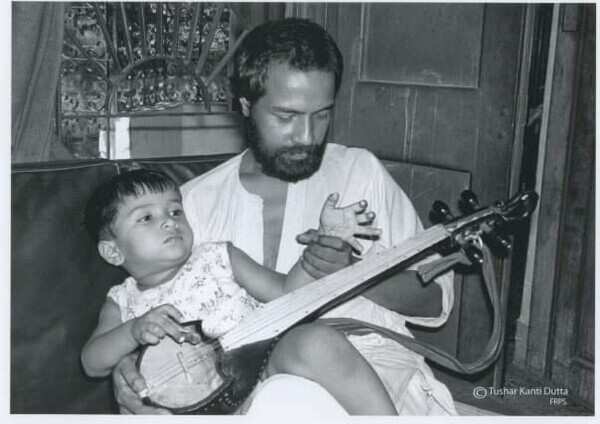 Gabu with his late father Gautam Chattopadhyay