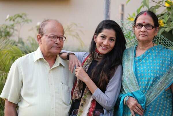 Anu with parents