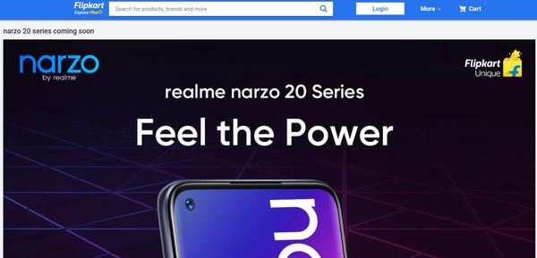 flipkart narzo 20