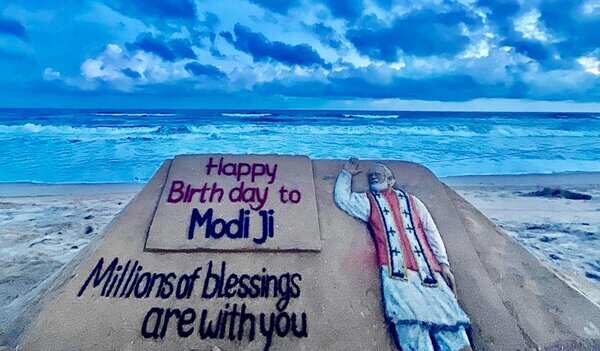 sudarsan pattnaik wishes Modi