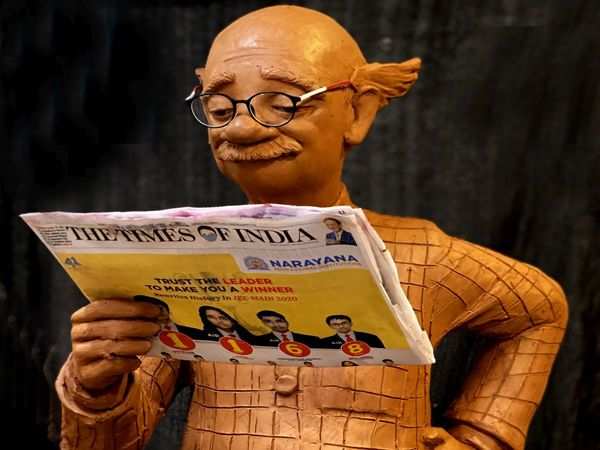 Arun Yogiraj's Common Man statue to be placed at the Malgudi Museum |  Mysuru News - Times of India