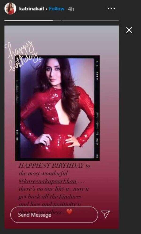 Katrina Kaif is all praise for birthday girl Kareena Kapoor Khan; says  'There's no one like u' | Hindi Movie News - Times of India